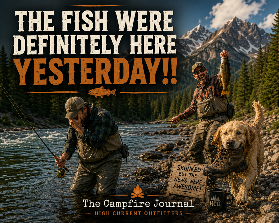 The Fish Were Definitely Here Yesterday!!